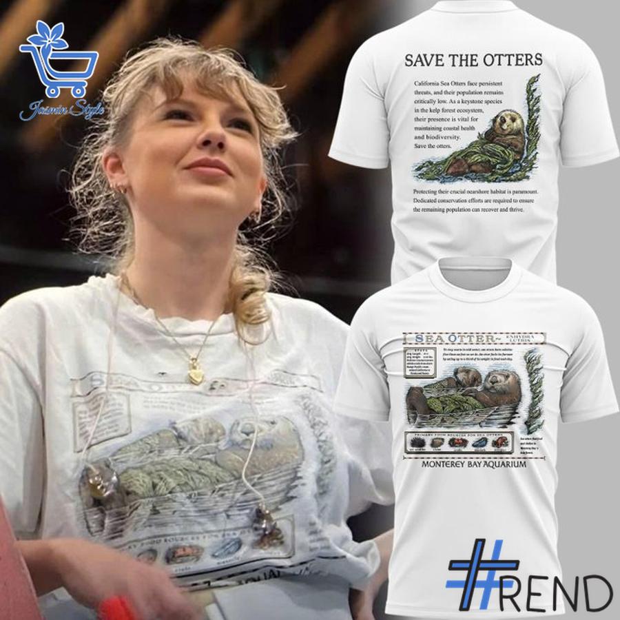 A timeless essential that elevates every outfit: 1 Monterey Bay Aquarium Otter Taylor Swift Shirt.