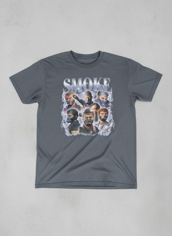 The latest design trend captured perfectly in Mortal Kombat Smoke Shirt.