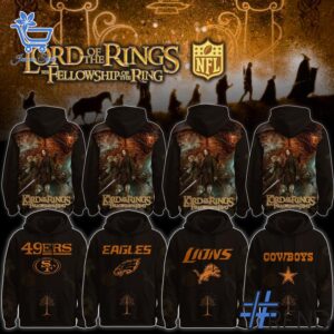 The latest design trend captured perfectly in 1 NFL custom team The Lord of the Rings Hoodie.