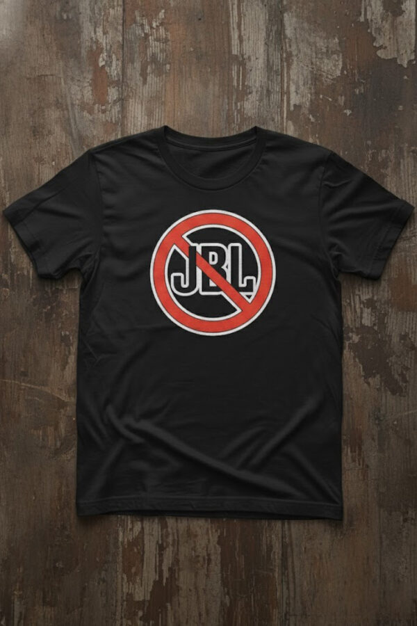 The latest design trend captured perfectly in NO JBL Shirt.