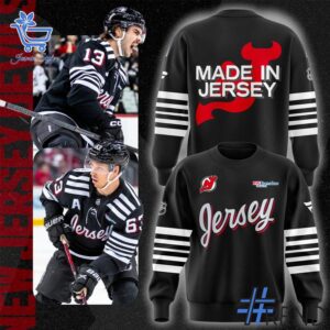 Fresh seasonal style featuring New Jersey Devils Made In Jersey Hoodie.