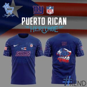High-quality 1 New York Giants Puerto Rican Shirt that brings your outfit to life.