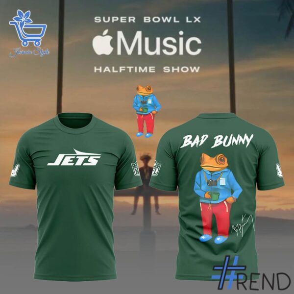New York Jets Bad Bunny Super Bowl LX Shirt brings a fresh edge to your everyday outfit.