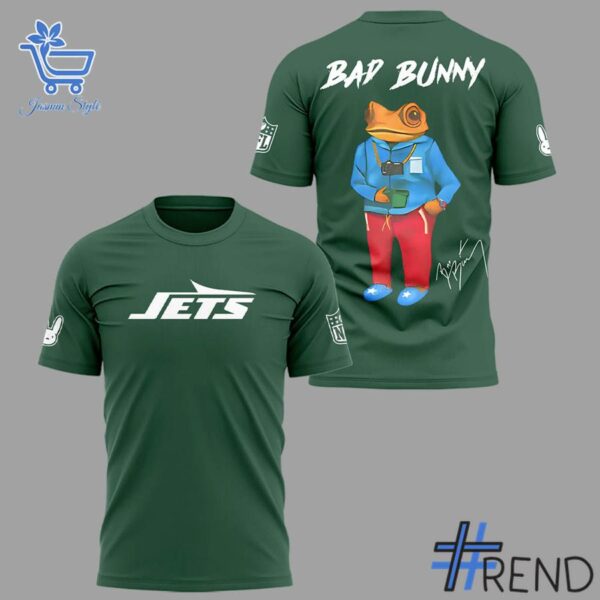 New York Jets Bad Bunny Super Bowl LX Shirt brings a fresh edge to your everyday outfit.