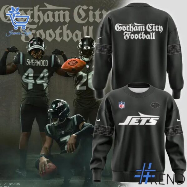 New York Jets Gotham City football Uniforms Hoodie brings a fresh edge to your everyday outfit.