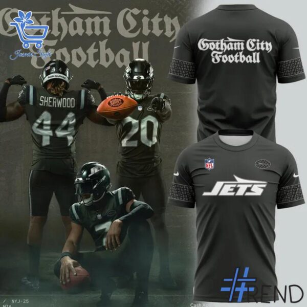 New York Jets Gotham City football Uniforms Hoodie brings a fresh edge to your everyday outfit.