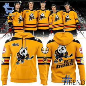 Sleek 1 Niagara IceDogs 80 Years of Bones Hoodie with bold design accents and flawless fit.