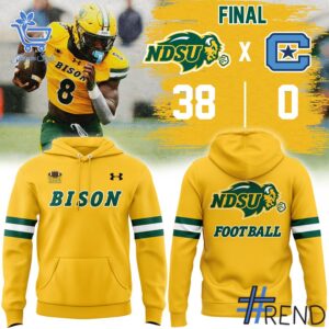 Premium quality and sleek design of North Dakota State Bison Hoodie.
