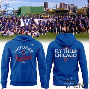 Fresh seasonal style featuring October Baseball Post Season Chicago Cubs Hoodie.