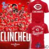 A timeless essential that elevates every outfit: 1 October Baseball Red 2025 MLB Postseason Cincinnati Reds Shirt.