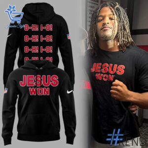 Premium quality and sleek design of Ohio State Buckeyes Jesus Won Hoodie.