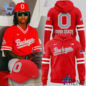 The latest design trend captured perfectly in 1 Ohio State Buckeyes New Scarlet Hoodie.