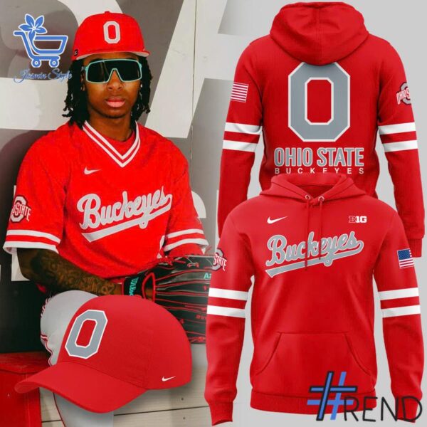 The latest design trend captured perfectly in 1 Ohio State Buckeyes New Scarlet Hoodie.