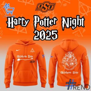 Sleek 1 Oklahoma State Cowboy Harry Potter Night 2025 Hoodie with bold design accents and flawless fit.