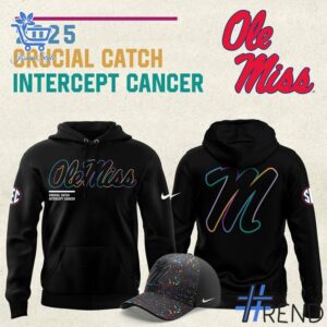High-quality 1 Ole Miss Rebels 2025 Crucial Catch Hoodie that brings your outfit to life.