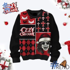 Ozzy Osbourne Batman Christmas Sweater brings a fresh edge to your everyday outfit.