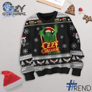 Ozzy Osbourne Grinch Stole Christmas Sweater brings a fresh edge to your everyday outfit.