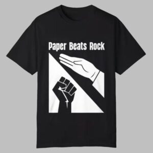 Express your true style with Paper Beats Rock Shirt.