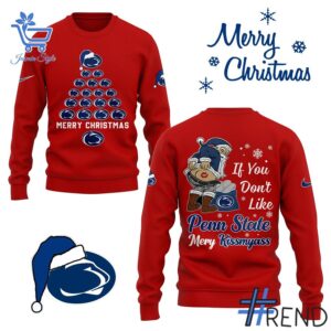 Penn State Nittany Lions Merry Christmas Sweater brings a fresh edge to your everyday outfit.