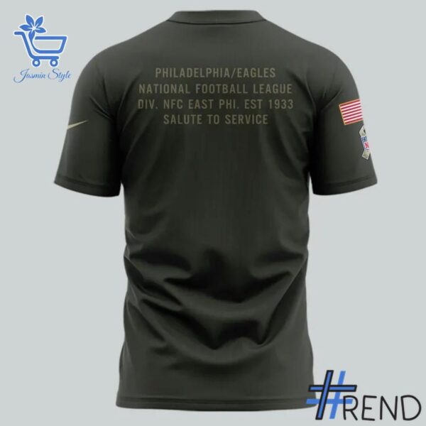 Fresh seasonal style featuring Philadelphia Eagles Salute to Service Tshirt.