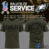 A timeless essential that elevates every outfit: 1 Philadelphia Eagles Salute to Service Hoodie.