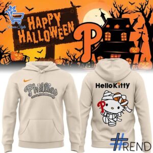 Philadelphia Phillies x Hello Kitty Halloween Hoodie brings a fresh edge to your everyday outfit.