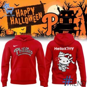 Philadelphia Phillies x Hello Kitty Halloween Hoodie brings a fresh edge to your everyday outfit.