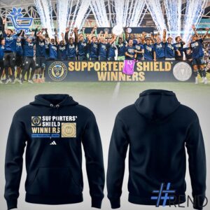 Philadelphia Union Supporters Shield Winners Tshirt brings a fresh edge to your everyday outfit.