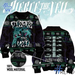 Pierce The Veil Christmas Sweater brings a fresh edge to your everyday outfit.