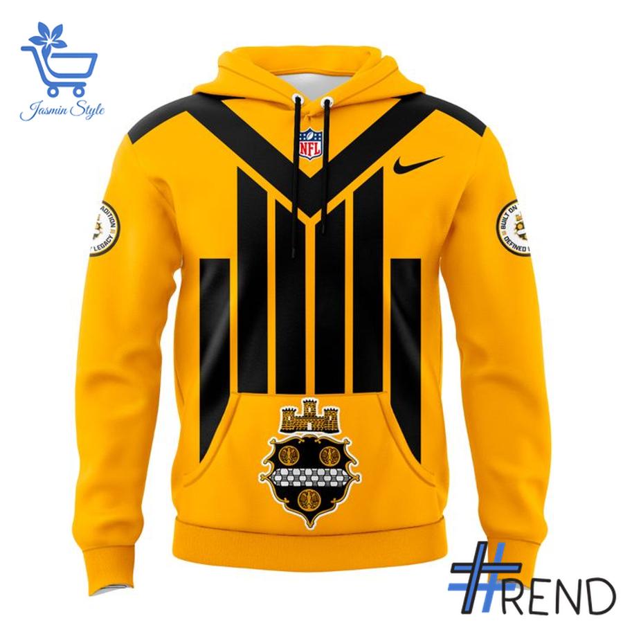 Eye-catching 2 Pittsburgh Steelers 1933 Throwback Hoodie designed to upgrade your everyday outfit.