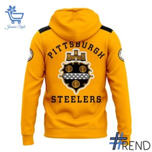 Eye-catching 3 Pittsburgh Steelers 1933 Throwback Hoodie designed to upgrade your everyday outfit.
