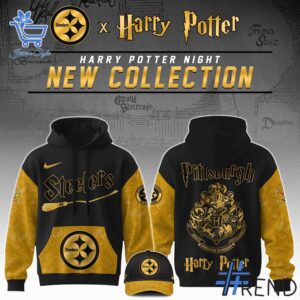 Premium quality and sleek design of Pittsburgh Steelers Harry Potter Hoodie.