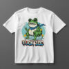 The latest design trend captured perfectly in Portland Frog FUCK ICE Shirt.