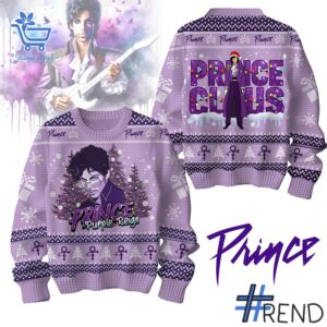 Purple Reign Prince Sweater brings a fresh edge to your everyday outfit.