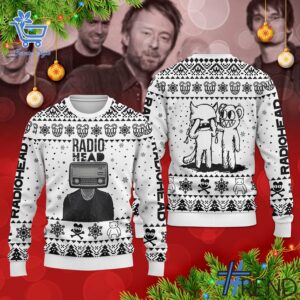 Radiohead Christmas Sweater brings a fresh edge to your everyday outfit.