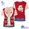 Express your true style with Real Men Hairy Santa Christmas Shirt Hoodie.