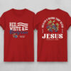 Fresh seasonal style featuring Red White Blueberries Jesus Charlie Kirk Shirt.