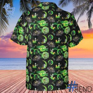 Fresh seasonal style featuring Rick and Morty Pattern Hawaiian Shirt.