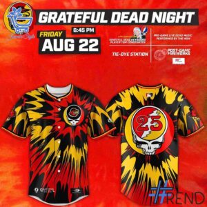 The latest design trend captured perfectly in 1 Rochester Red Wings 2025 Grateful Dead Jersey.