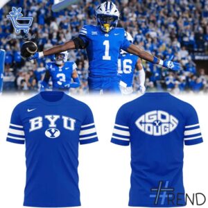 A timeless essential that elevates every outfit: 1 Royal BYU Cougars Gameday Shirt.