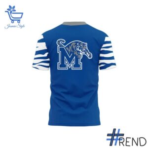 Fresh seasonal style featuring Royal Memphis Tigers Football Gameday T Shirt.
