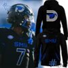 SMU Mustangs Football Dark Mode Uniform Hoodie brings a fresh edge to your everyday outfit.