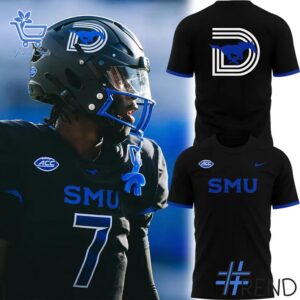 SMU Mustangs Football Dark Mode Uniform Hoodie brings a fresh edge to your everyday outfit.