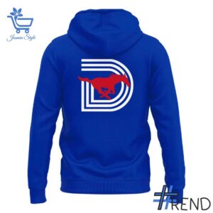 A timeless essential that elevates every outfit: 3 MU Mustangs Football Uniform Hoodie.