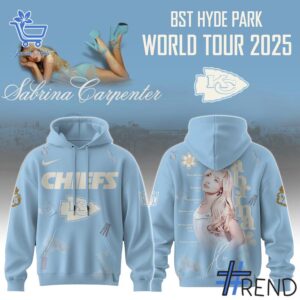The latest design trend captured perfectly in 1 Sabrina Carpenter Short n Sweet Tour Kansas City Chiefs Hoodie.