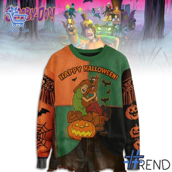 Scooby Doo Happy Halloween Sweater brings a fresh edge to your everyday outfit.