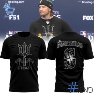 Sleek 2 Seattle Mariners STRENGTH Hoodie that complements both casual and streetwear styles.