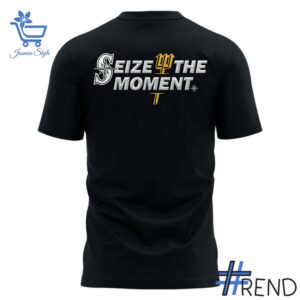 High-quality 3 Seattle Mariners Seize The Moment 2025 Shirt that brings your outfit to life.