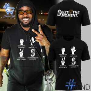 A timeless essential that elevates every outfit: 1 Seattle Mariners paper beats rock Shirt.