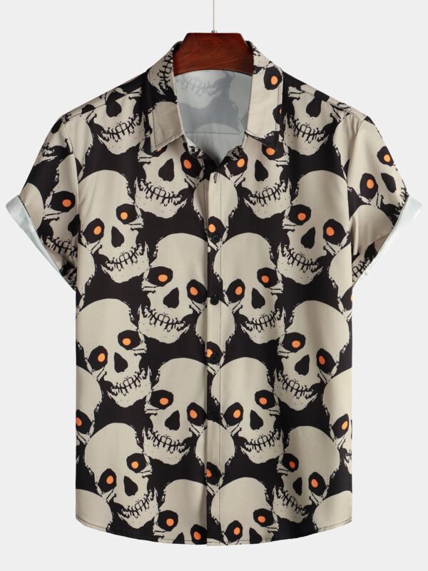 Premium quality and sleek design of Skull Cool Hawaiian Shirt.